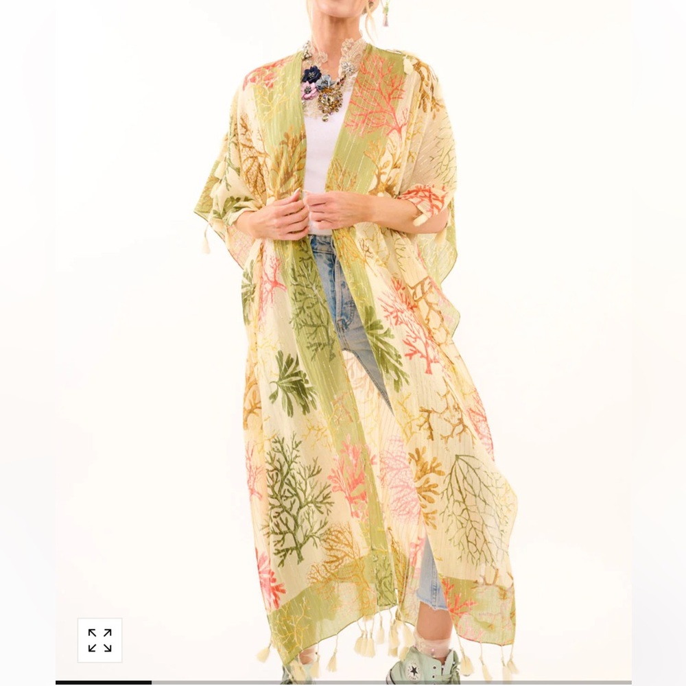🆕 ARATTA CORAL FIELDS KIMONO - Picture 9 of 10